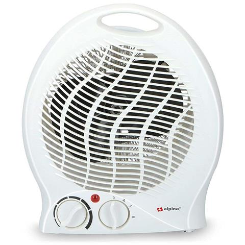 Caldobagno Potenza 2000 Watt con Termostato Regolabile Bianco Caldo Freddo - Foto 1