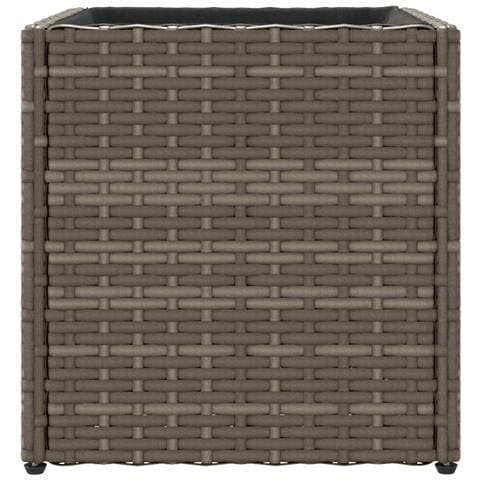 Fioriere da Giardino 2 pz Grigie 36x30x32 cm in Polyrattan - Foto 10