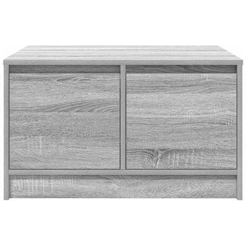 Tavolino da Salotto con Cassetti Grigio Sonoma 70,5x70x40 cm - Foto 9