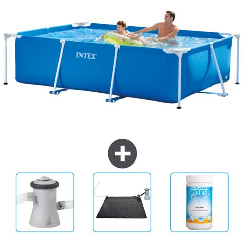 Piscina Fuori Terra - Rettangolo - 260x160x65 Cm - Blu - Include Accessori Coordinati Cb80 - Foto 1