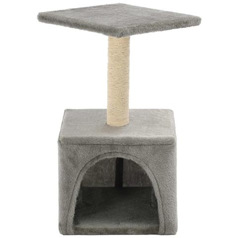 Lusso Casadino - Albero Per Gatti Con Tiragraffi In Sisal 55 Cm Grigio - Foto 2