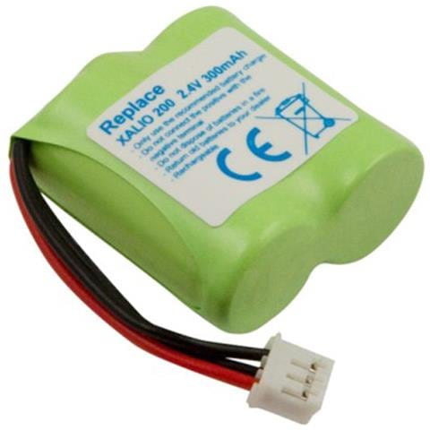 Batteria Per Philips Magic Xalio 200 / Td6031 Nimh 2,4v 300mah 0,7wh - Foto 1