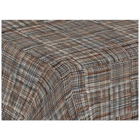 Trapunta Piumone Invernale Imbottita 300gr Microfibra Diadema Rigate 1 Piazza D12 Marrone - Foto 2