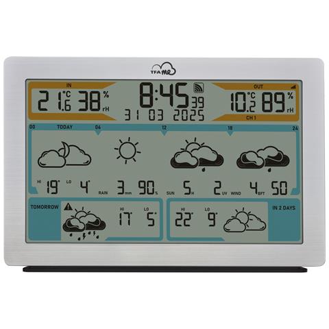 TFA.me Argento LCD Batteria Wi-Fi - Foto 17