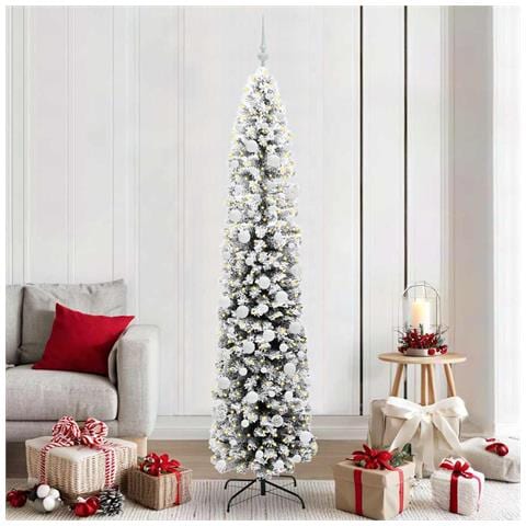 Albero di Natale artificiale con 300 LED Verde 210 cm - Foto 2