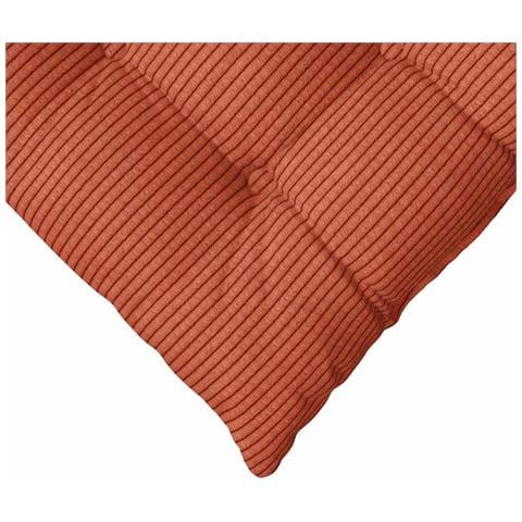 Cuscini per Seduta 4 pcs Rosso Arancio 40 x 40 x 6 cm - Foto 9