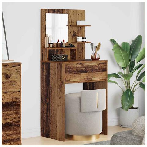 Tavoli da Trucco per Camera da Letto con cassetto Legno vecchio - Foto 2