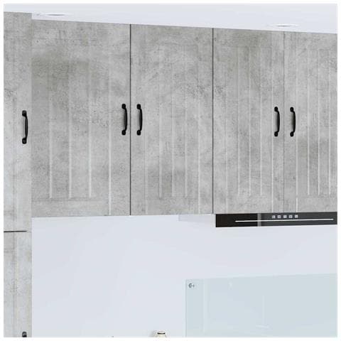 Mobile da cucina con lo scaffale Grigio cemento 40 x 31 x 80 cm - Foto 2