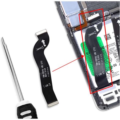 Cavo Di Collegamento Schermo Lcd Per Galaxy S23 Flessibile Service Pack, Nero / Argento - Foto 4