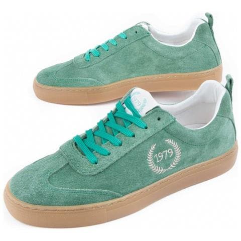 Sneakers Vita Verde Verde Pelle Naturale - Foto 1