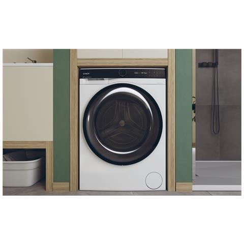 ProWash 700, Lavatrice Slim 8 KG, 10% più efficente della classe A, 1400 giri, Bianco, Inverter, Vapore, Wi-Fi, BS 48SB6-S - Foto 2