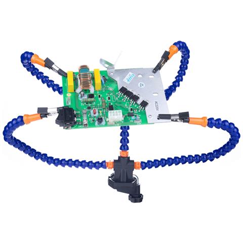 Supporto Per Saldatura Con 4 Pinze A Coccodrillo - Braccio Flessibile | Precisione E Stabilità | Ideale Per Elettronica E Modellismo - Foto 2