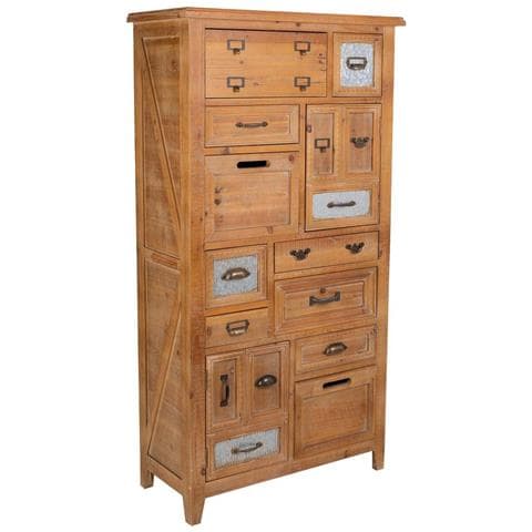Cassettiera In Legno 80x37x155h Cm - Foto 1