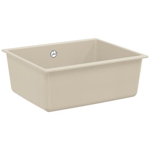 Lavello Beige 530 x 460 mm 80% Quarzo e 20% Resina - Foto 1
