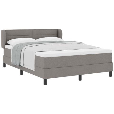 Letto a molle con materasso Talpa 140 x 190 cm Tessuto - Foto 1