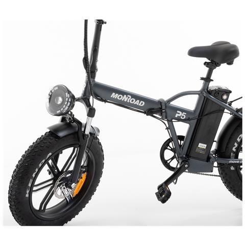 Bici E-bike 20'' Fat Bike Spark P5 Bicicletta Pieghevole In Alluminio Batteria Samsung 48v 14ah Motore Bafang 250w 80nm - Antracite - Foto 3