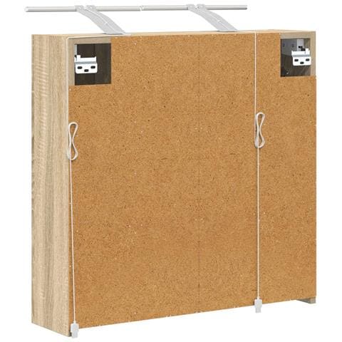 Mobiletto per specchio da bagno Rovere Sonoma - Foto 9