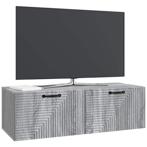 Mobile Porta TV da Muro Grigio Sonoma 98 x 41 x 30 cm - Foto 2