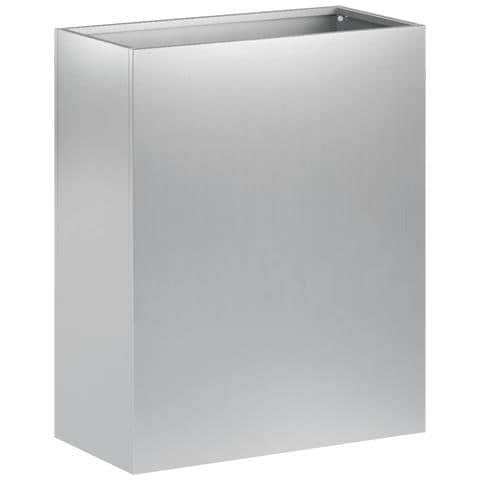 Vaso da giardino Argento 40 x 20 x 40 cm Acciaio zincato - Foto 1