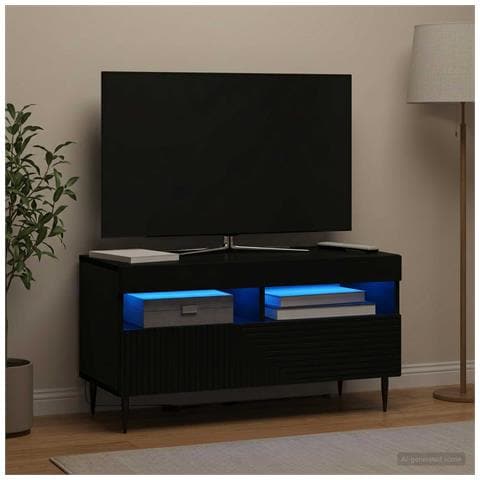 Mobile TV LED Nero Legno ingegnerizzato - Foto 2