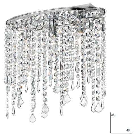 Lampadario a plafoniera moderno per arredo interno 40x36 - Foto 1