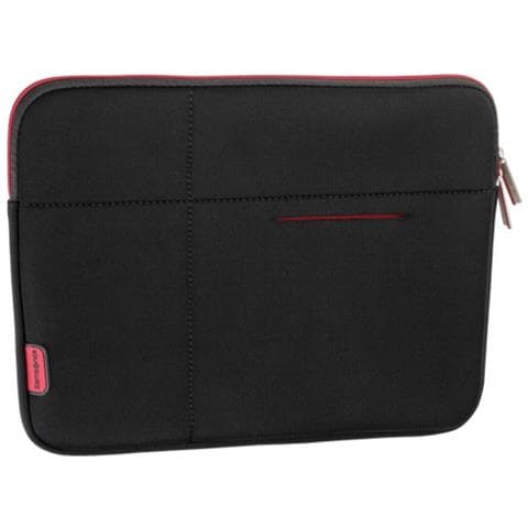 Airglow Laptop Sleeve 13.3 nero / rosso - Foto 1