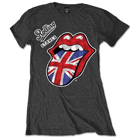 Rolling Stones (The) - Vintage British Tongue (T-Shirt Donna Tg. M) - Foto 1