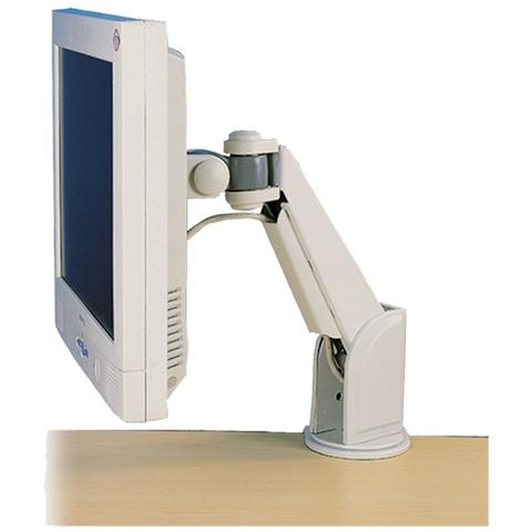 Braccio Supporto Per Monitor Lcd A 5 Snodi Montaggio A Muro O Tavolo - Foto 4