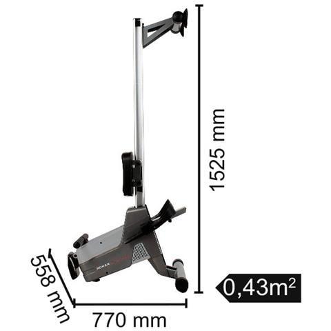 Vogatore Rower Active Pro Richiudibile Salvaspazio Con Ricevitore Cardio - Foto 6