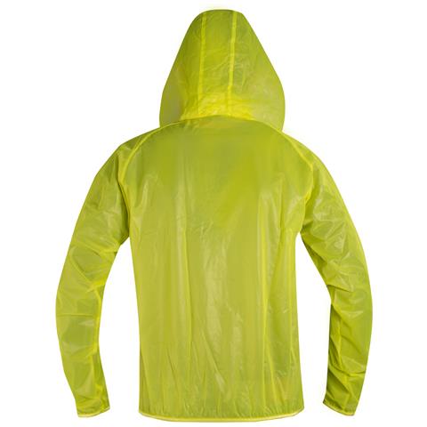 Moto Scooter Giacca Antipioggia Impermeabile Antivento Cappuccio Fluo S - Foto 3