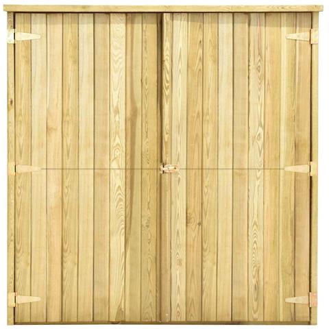 Rimessa Attrezzi Da Giardino 163x50x171 Cm In Pino Impregnato - Foto 8