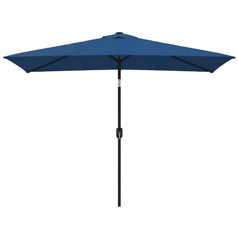 Ombrellone Da Esterni Con Palo In Metallo 300x200cm Azzurro - Foto 1