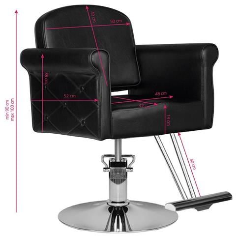 Hair System Poltrona Da Barbiere In Similpelle Hs69 - Foto 4