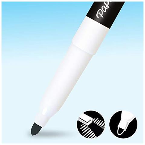 Basso Odore Whiteboard Marker Fine Tip Assortiti Colori Inchiostro 4 Conte - Foto 4
