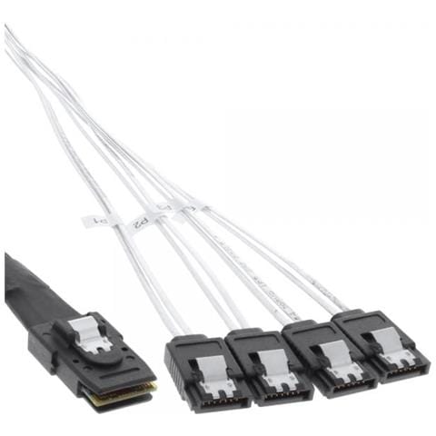 Cavo Di Collegamento Sas - Mini Sas Sff8087 A 4x Sata - Crossover - Ocf - 1 M - Foto 1