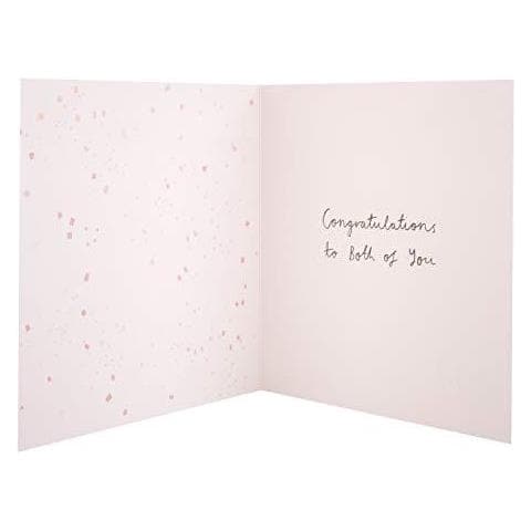 Engagement Congratulazioni Card Da - Glitter Abbellita Anello Di Disegno - Foto 2