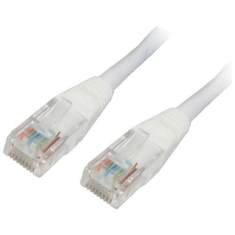 10.20.0102-W, RJ-45, RJ-45, Maschio / maschio, Cat5e, U / UTP (UTP) , Bianco - Foto 1