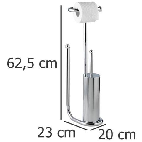 Porta Carta Igienica E Scopino Per Wc, Universalo - 3 In 1, Venko - Foto 4