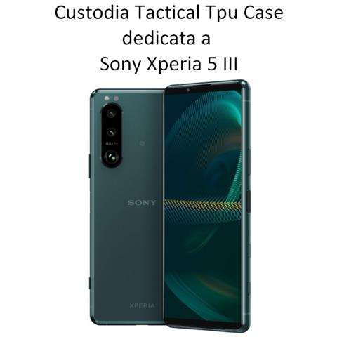 Custodia Originale Tpu Cover Case Per Sony Xperia 5 Iii Trasparente - Foto 2