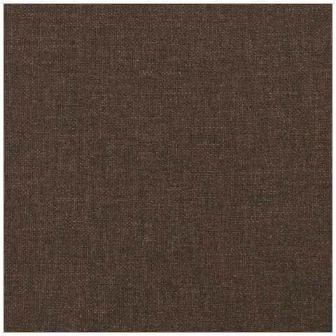 Giroletto senza Materasso Marrone Scuro 200x200 cm in Tessuto - Foto 2