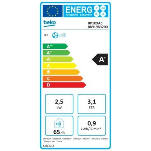 Condizionatore Portaile Monoblocco BP109AC Classe A+ Colore Bianco - Foto 2