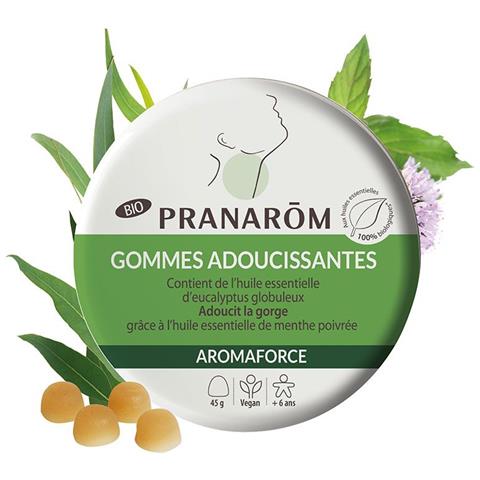 Gomme Ammorbidenti Bio Aromaforce Eucalipto E Menta 45g Aromaforce - Foto 1