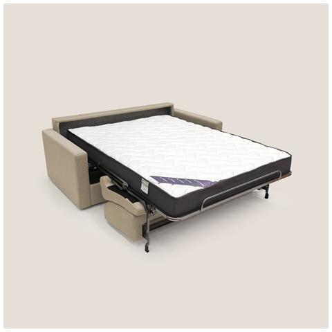 Chris Divano letto matrimoniale in tessuto impermeabile T13 166 cm (mat. 120x197) beige - Foto 2