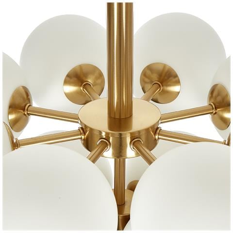 Lampadario Birrie Metallo Ottone - Foto 2