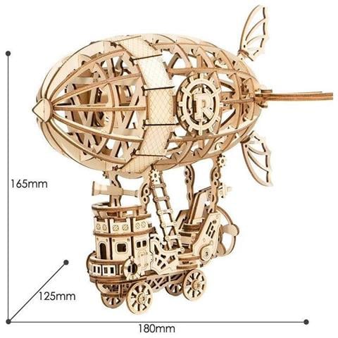 Puzzle In Legno 3d | Dirigibile - Foto 2