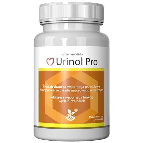 Urinol Pro - Capsule Con Prugna Africana, Ortica E Gotta - 30 Pz. - Senza Alcool, Senza Zucchero - Foto 1