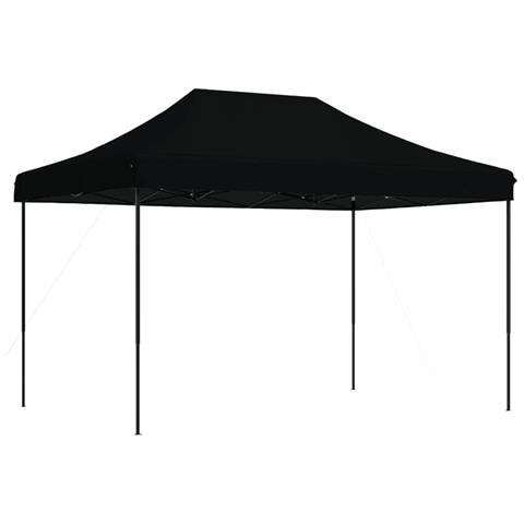 Tenda Da Festa Pieghevole Pop-up Nero 410x279x315 Cm - Foto 2