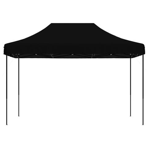 Tenda Da Festa Pieghevole Pop-up Nero 410x279x315 Cm - Foto 3
