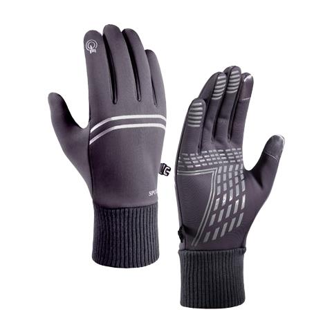 Guanti Caldi Da Sci Outdoor Impermeabili E Antivento Grey - Foto 1