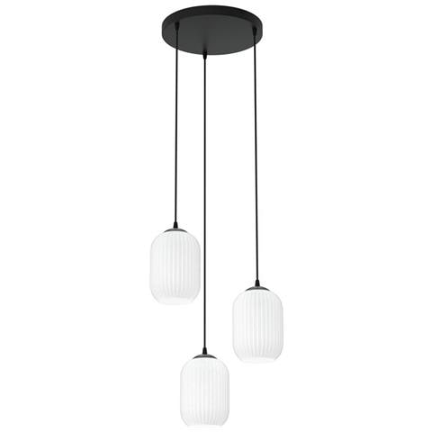 Lampada A Sospensione Verdi - Nero - Metallo - 30x30x140 Cm - Foto 1